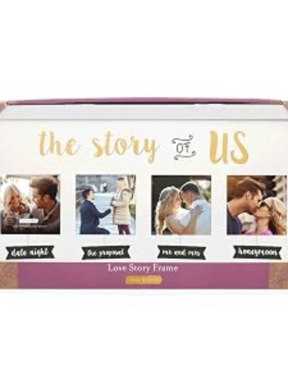 NWT Kate & Milo The Story of Us Wedding Collage Frame 4x4 Photos